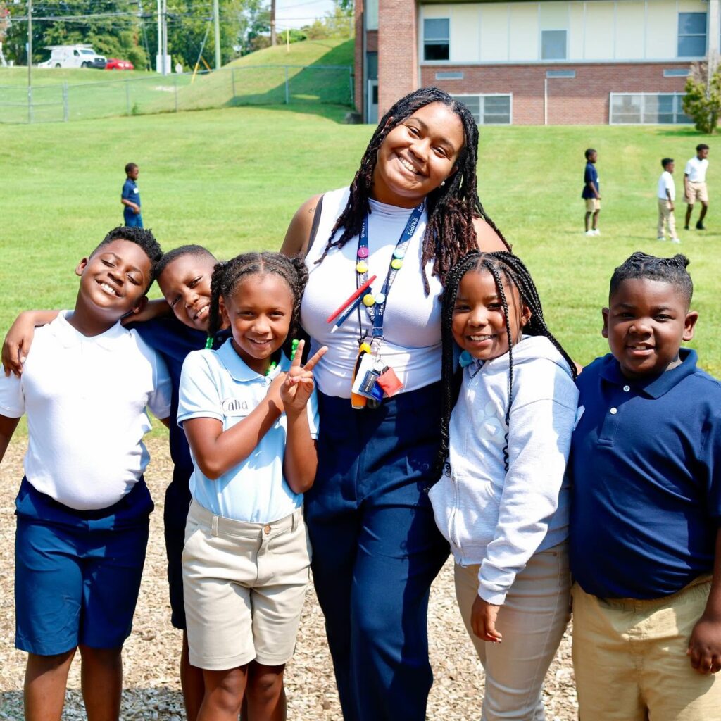 learners with a teacher
